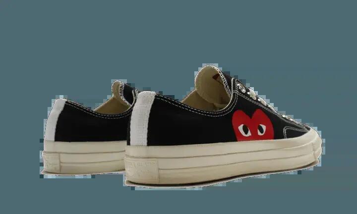 Zapatillas - Chuck Taylor 70s Ox - Negro/Blanco/Rojo 3/4