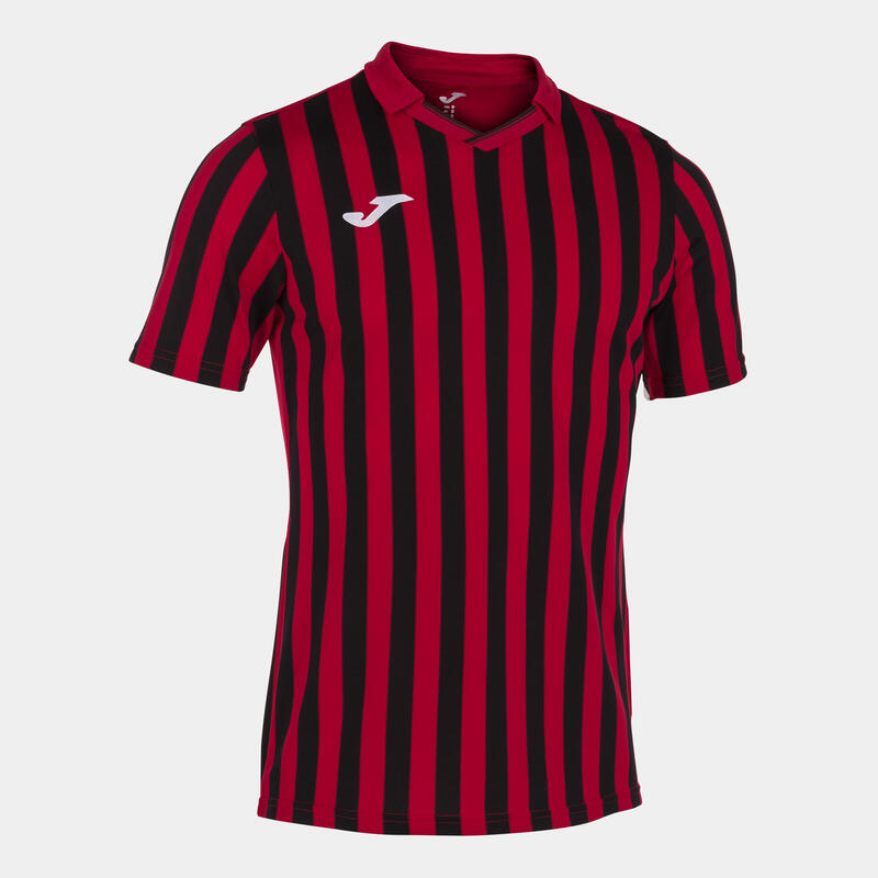 Camiseta Manga Corta Copa II Hombre Rojo Negro