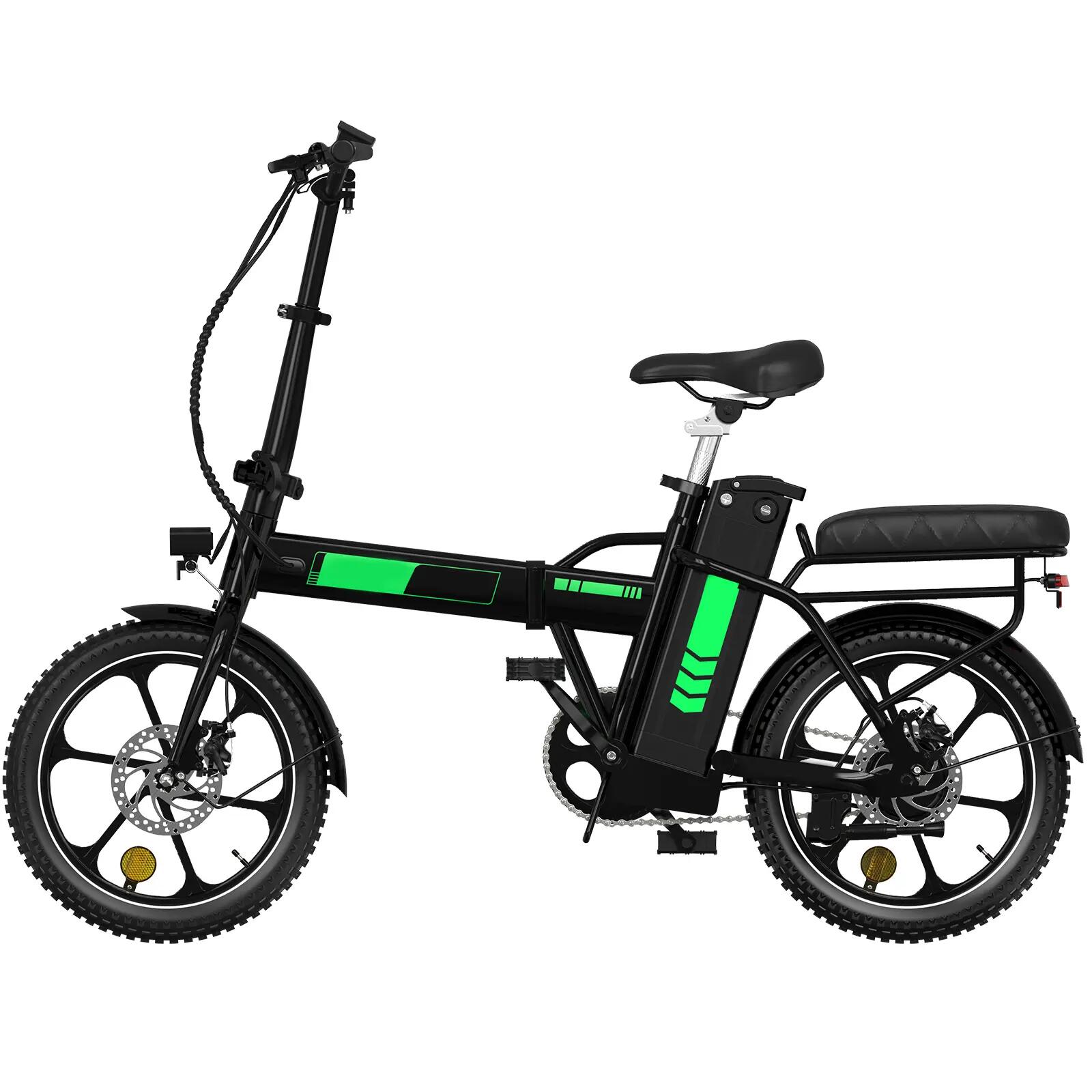 Bicicleta eléctrica plegable 16", batería 432Wh BK5S 3/7