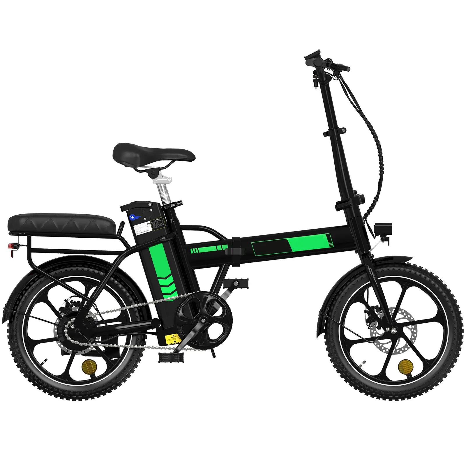 Bicicleta eléctrica plegable 16", batería 432Wh BK5S 4/7