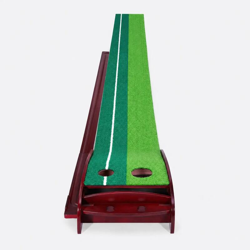 Mini Golf Ahşap Antrenman Sahası Seti 3 Top ve Sopa