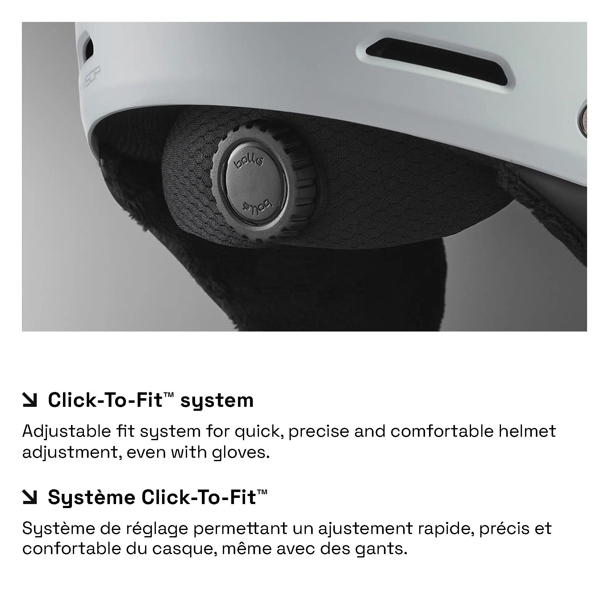 Casque de ski MIGHT VISOR avec visière Cat 2 4/5