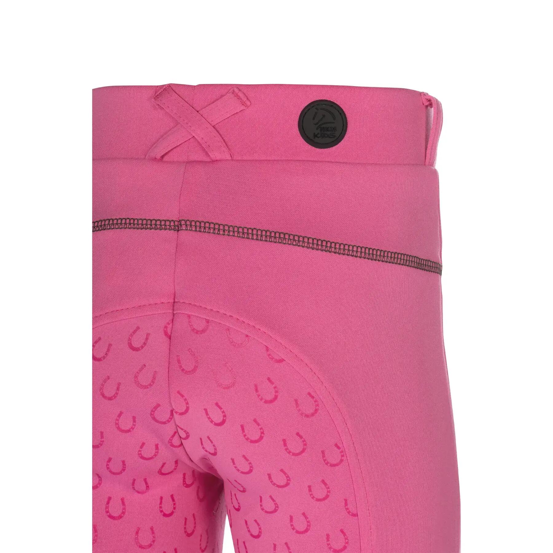 Girls' full grip riding leggings HKM Kids Claire 4/4