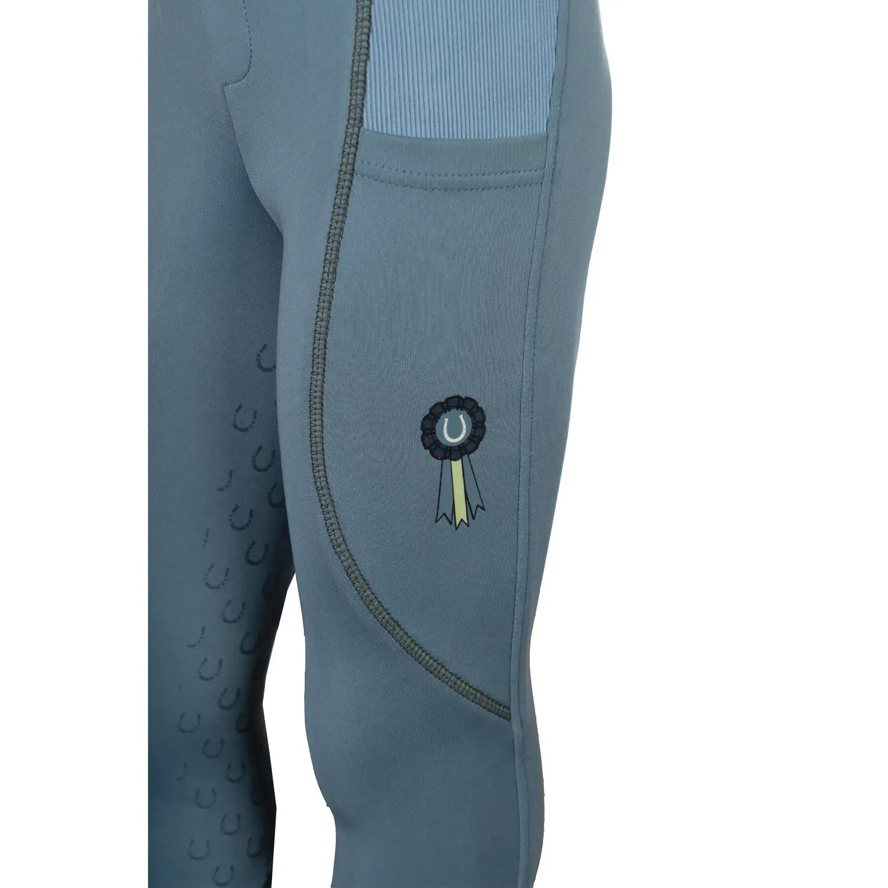 Legging équitation full grip fille HKM Kids Claire 4/4