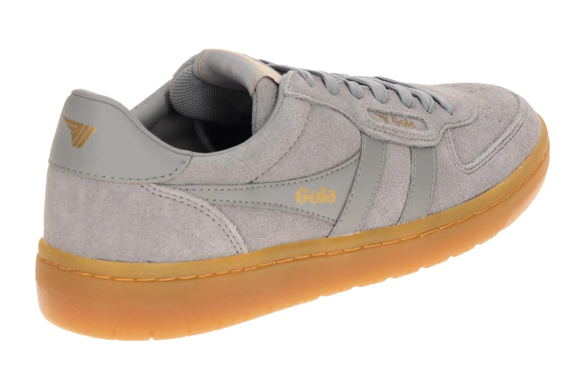 Gola Hawk Suede Schuhe Sneakers grau cement Damen CLB571 4/7