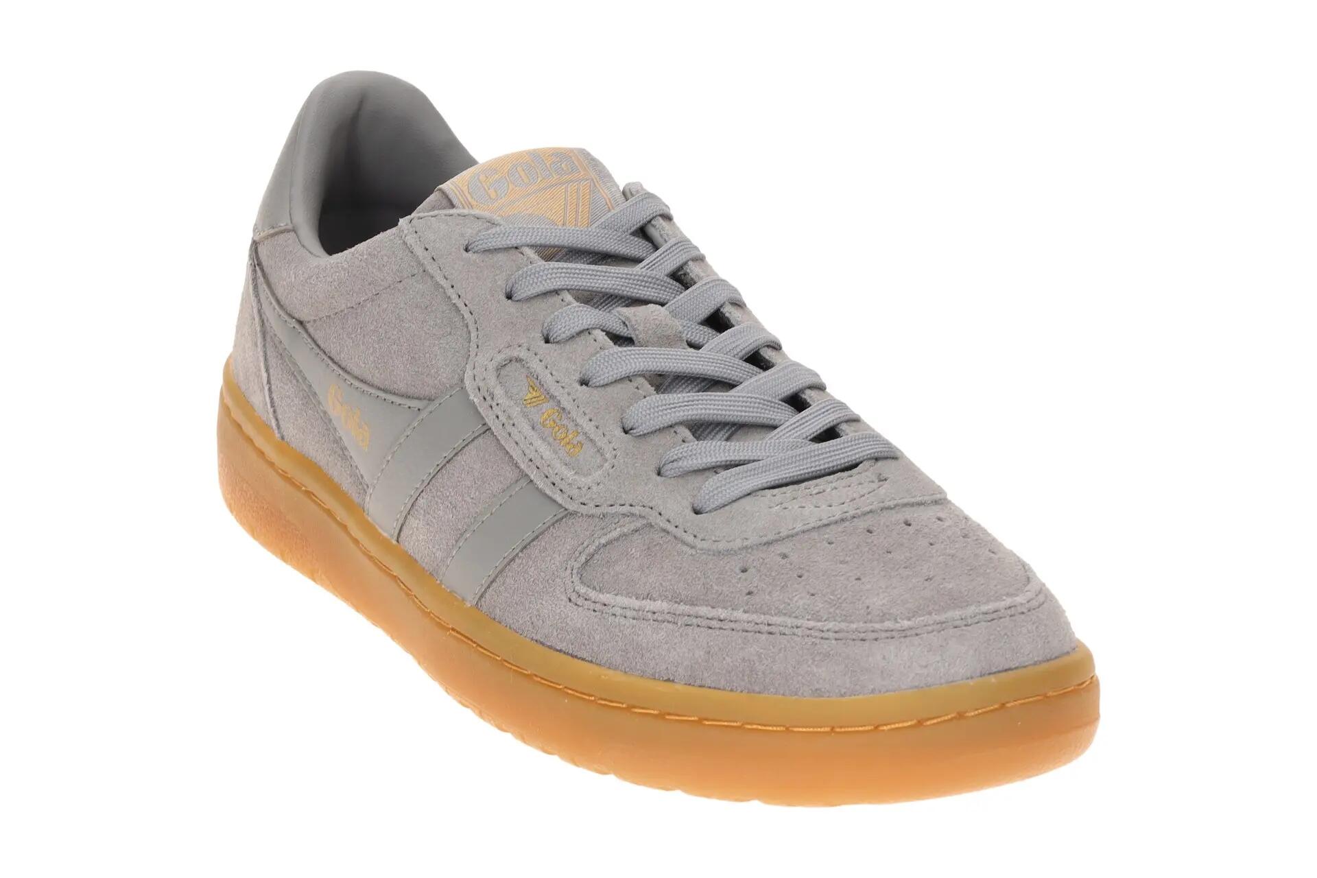 Gola Hawk Suede Schuhe Sneakers grau cement Damen CLB571 3/7
