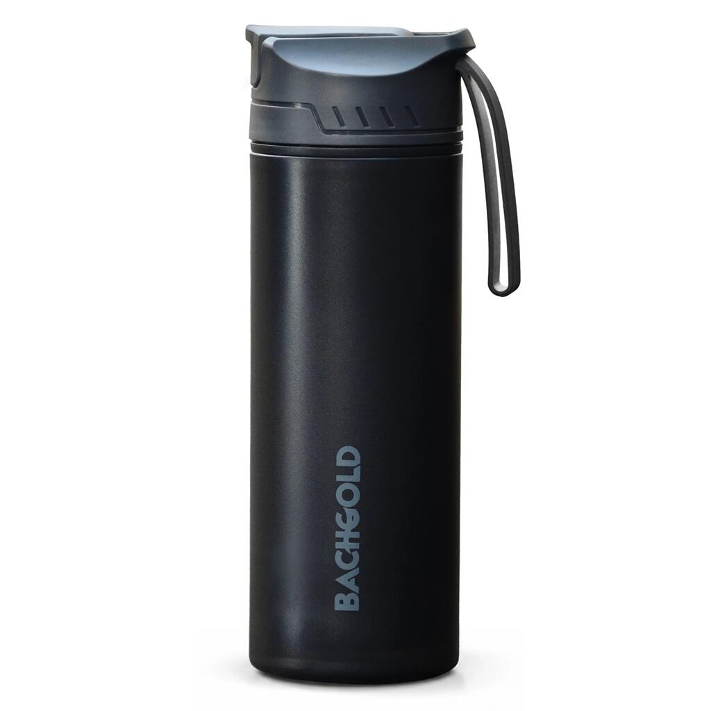 Bachgold® professional outdoor water filter bottle [650ml] with 1500L filter cap