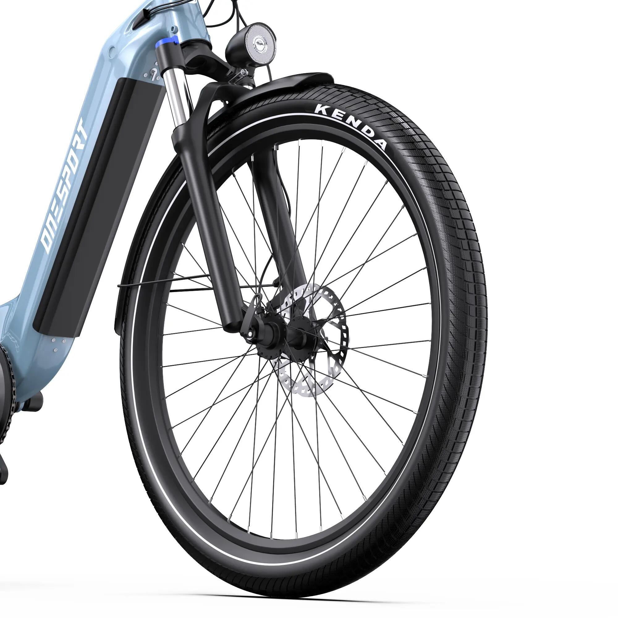 Bicicletta elettrica per adulti ONESPORT WT05 batteria 36V 18,2Ah 9/15