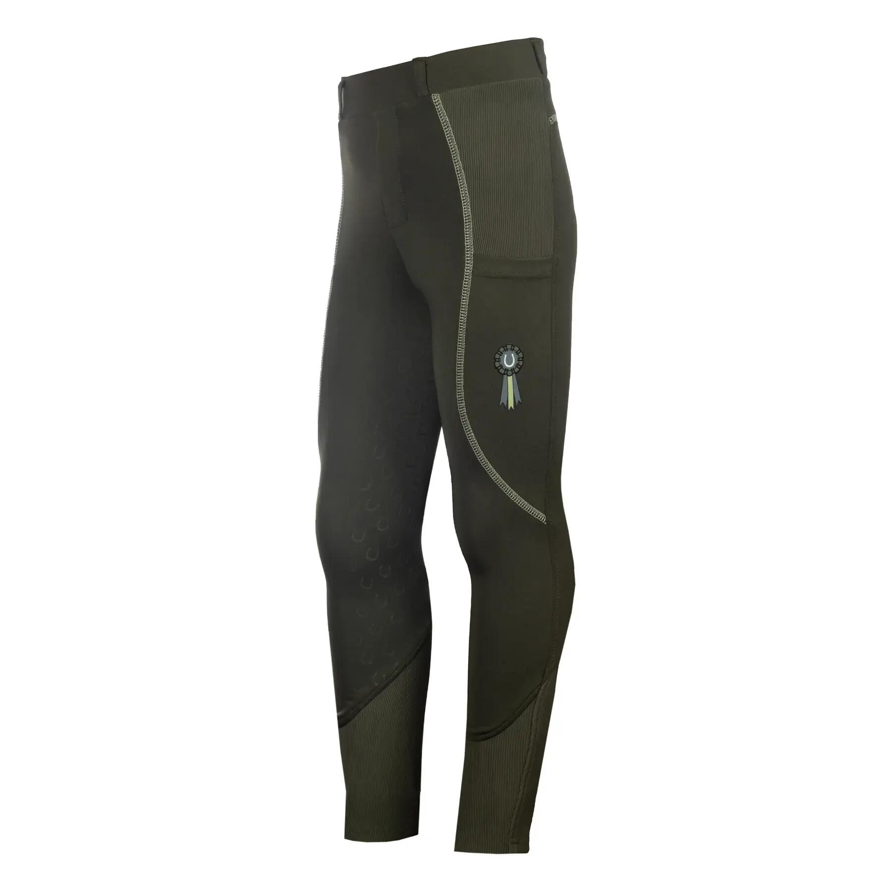 Dziewczęce legginsy jeździeckie z pełną przyczepnością HKM Kids Claire 4/4