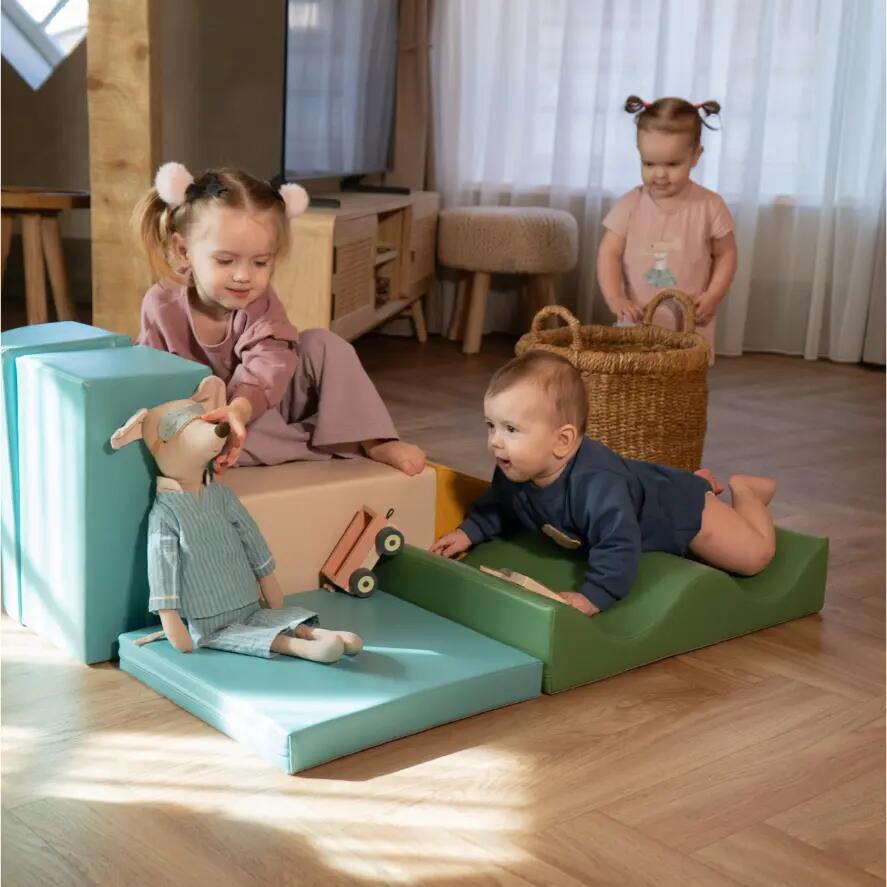Bébé & Tout-petit Jeu Souple Blocs d'Escalade Discoverer Pastel Sea 5/9