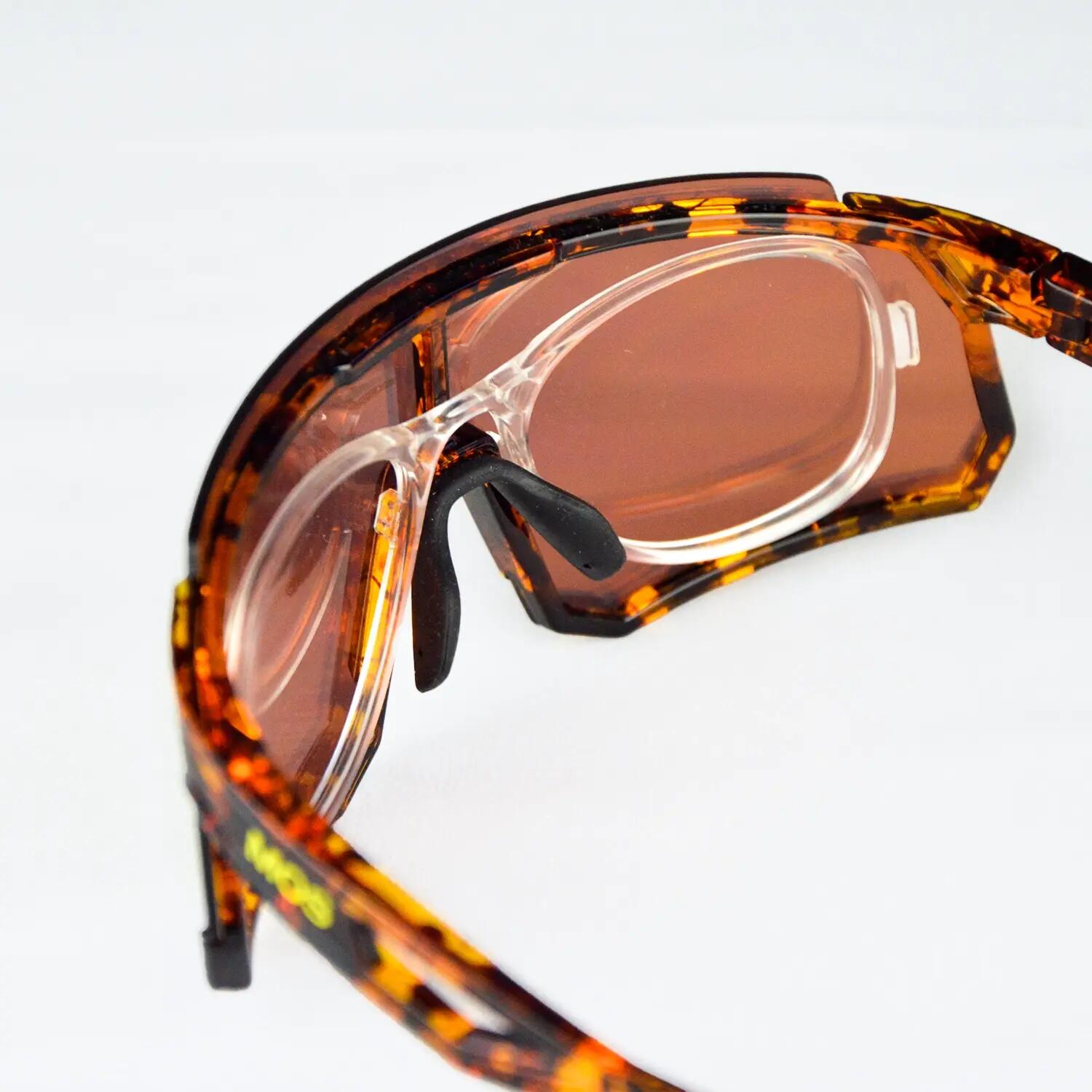 PACK OCCHIALI DA SOLE SPORTIVI MOS EYEWEAR MENORCA TIGER + CLIP OTTICA 2/4