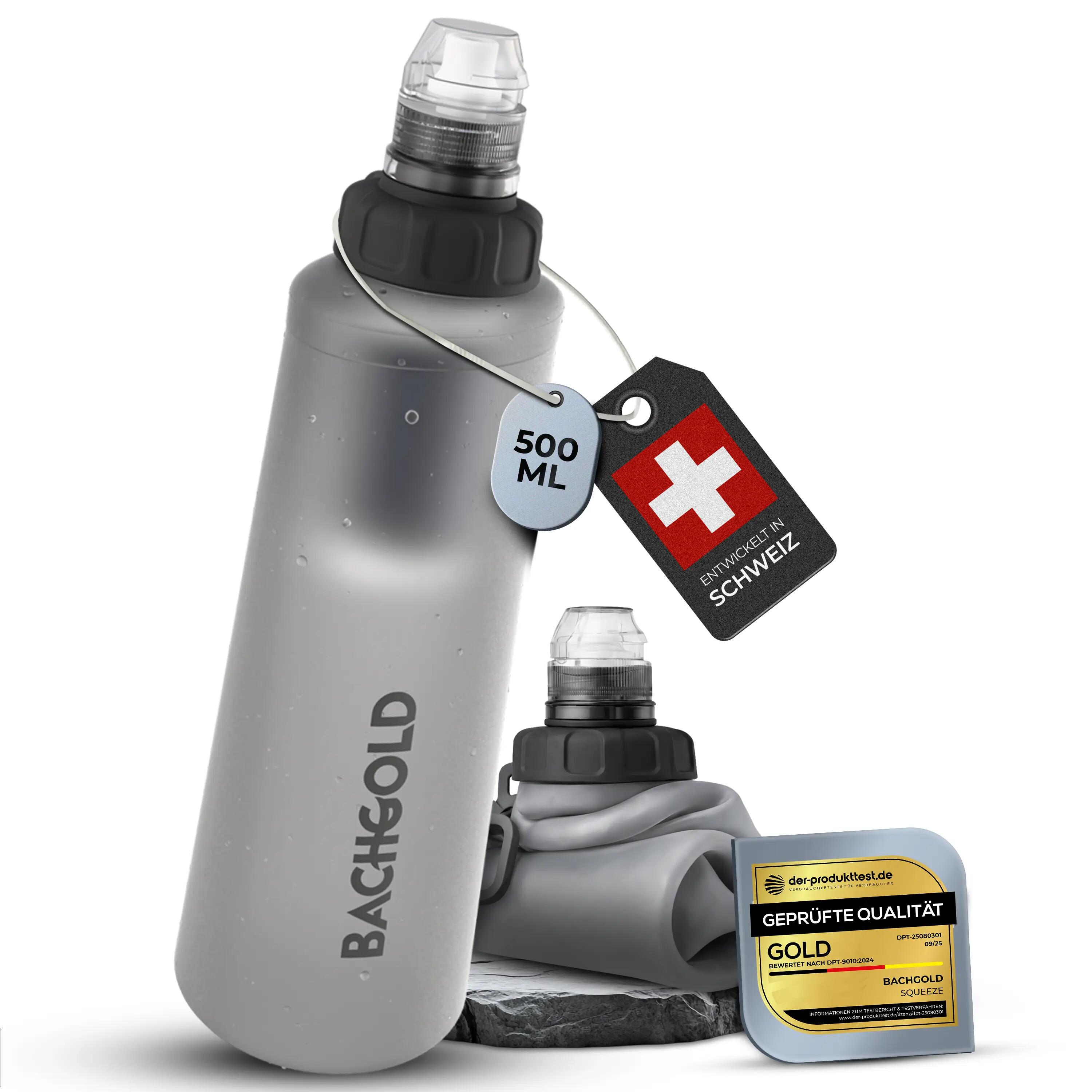 Bachgold Squeeze Wasserfilter Outdoor mit Virenfilter, weiß 500 ml 7/7