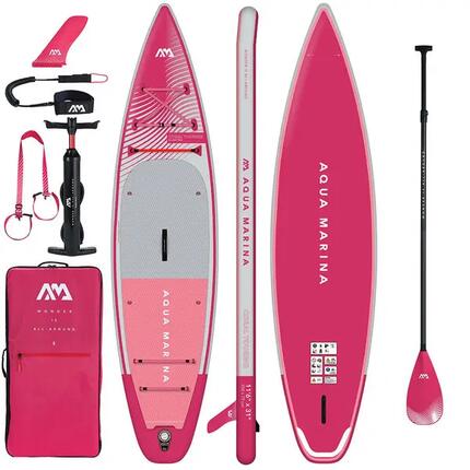 Aqua Marina Coral Touring Raspberry Stand Up Paddle (SUP) Board 11'6