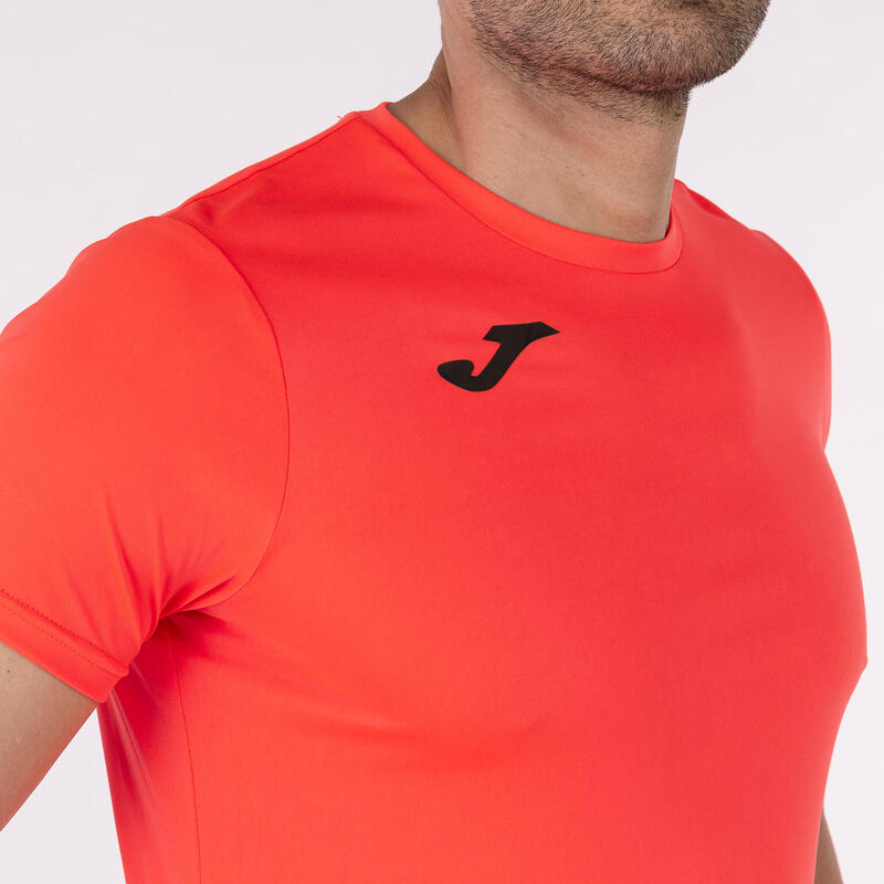 Tricou sport barbati Record II Roz Fluo