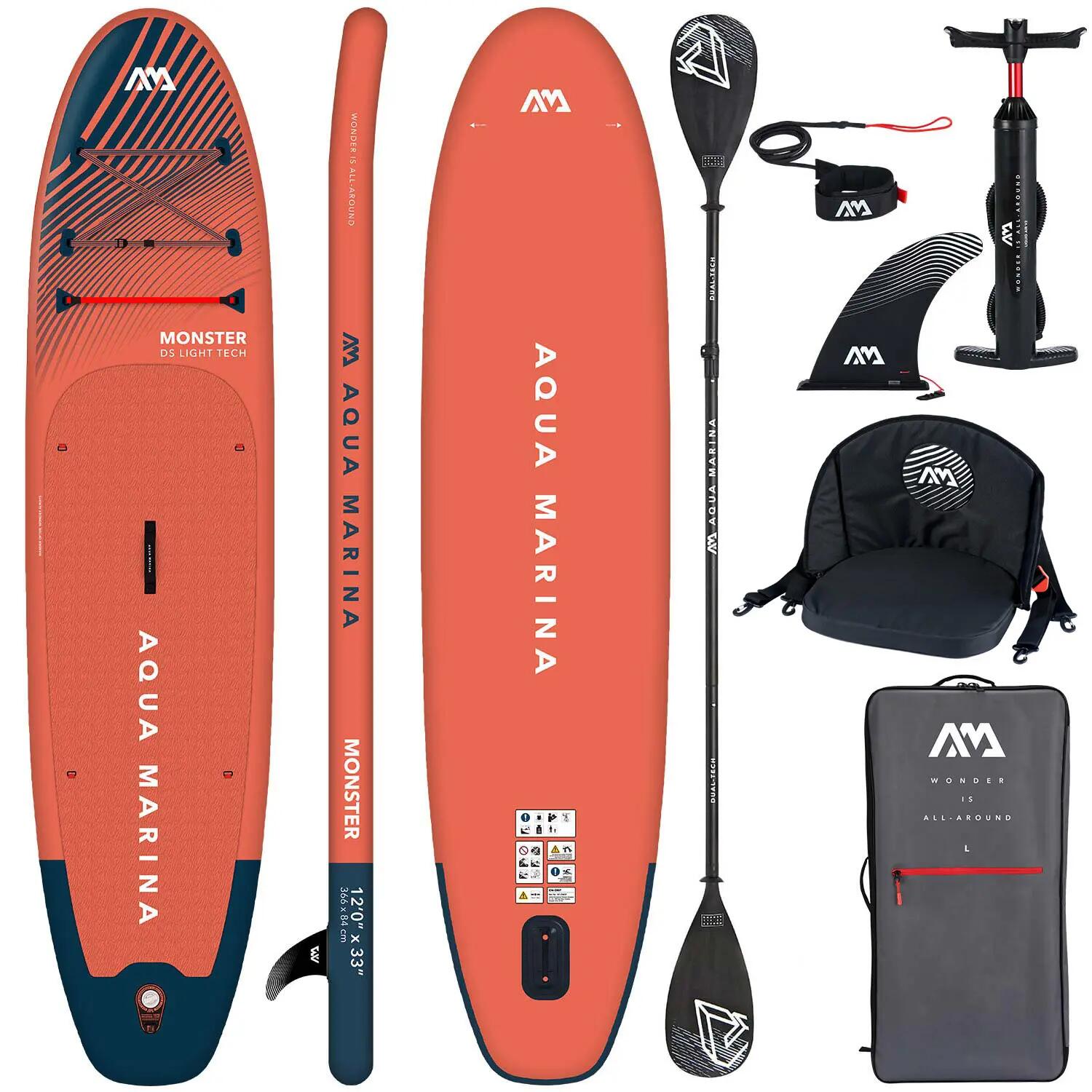 Placă SUP Aqua Marina Monster 12'0" BT-23MOP COMBO HIGH