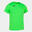 Camiseta Manga Corta Running Hombre Joma Record II Verde Flúor