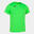 T-Shirt Manga Curta Running Homem Joma Record II Verde Fluor