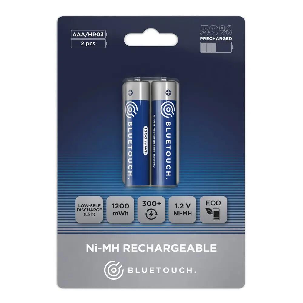 Klasyczne akumulatory BLUETOUCH; typ AAA, 1200 mWh 2/3