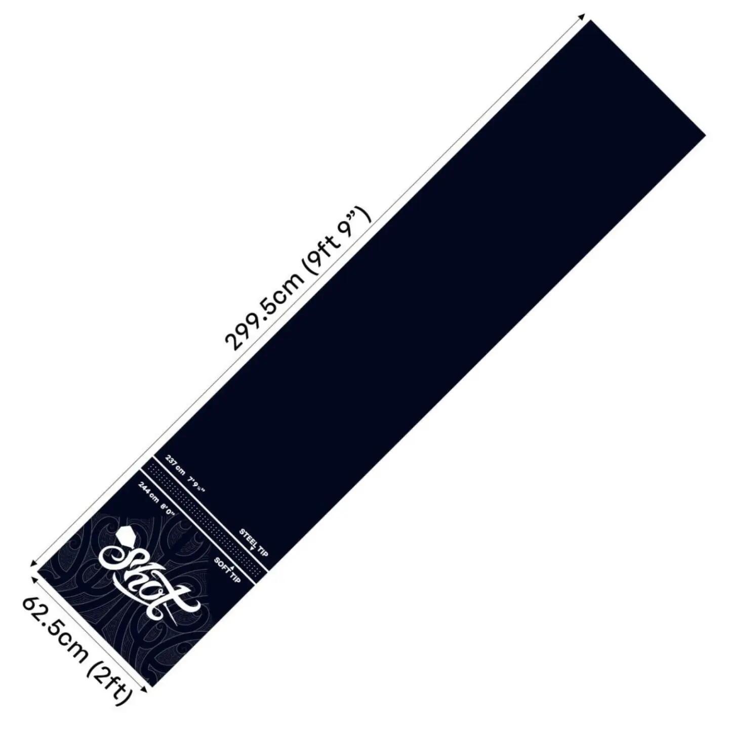 Rubber Dartmat - 300x62 Cm 3/4