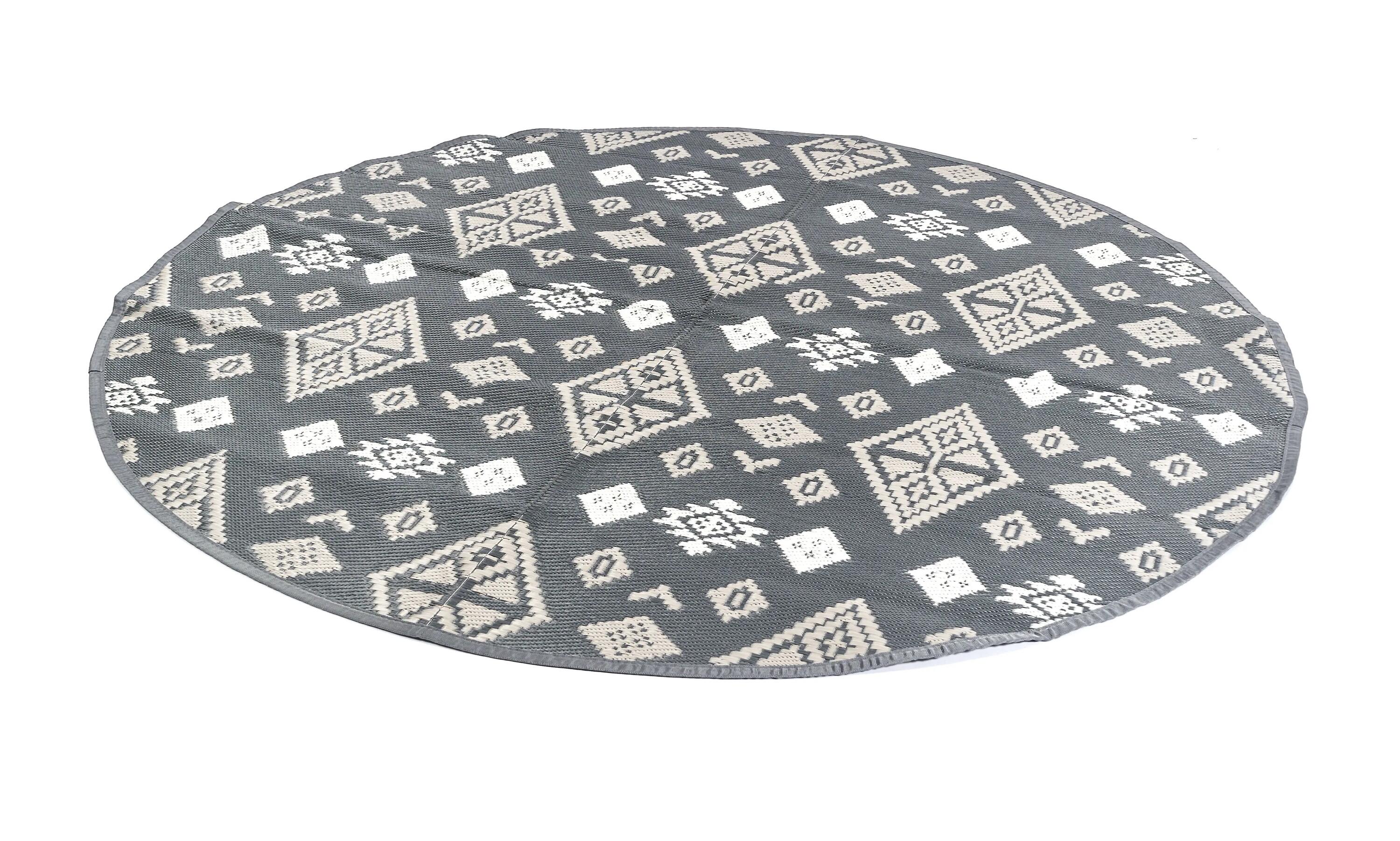 Rond Buitentapijt Ø250 cm Rood weerbestendig - Human Comfort Cosy 7/7