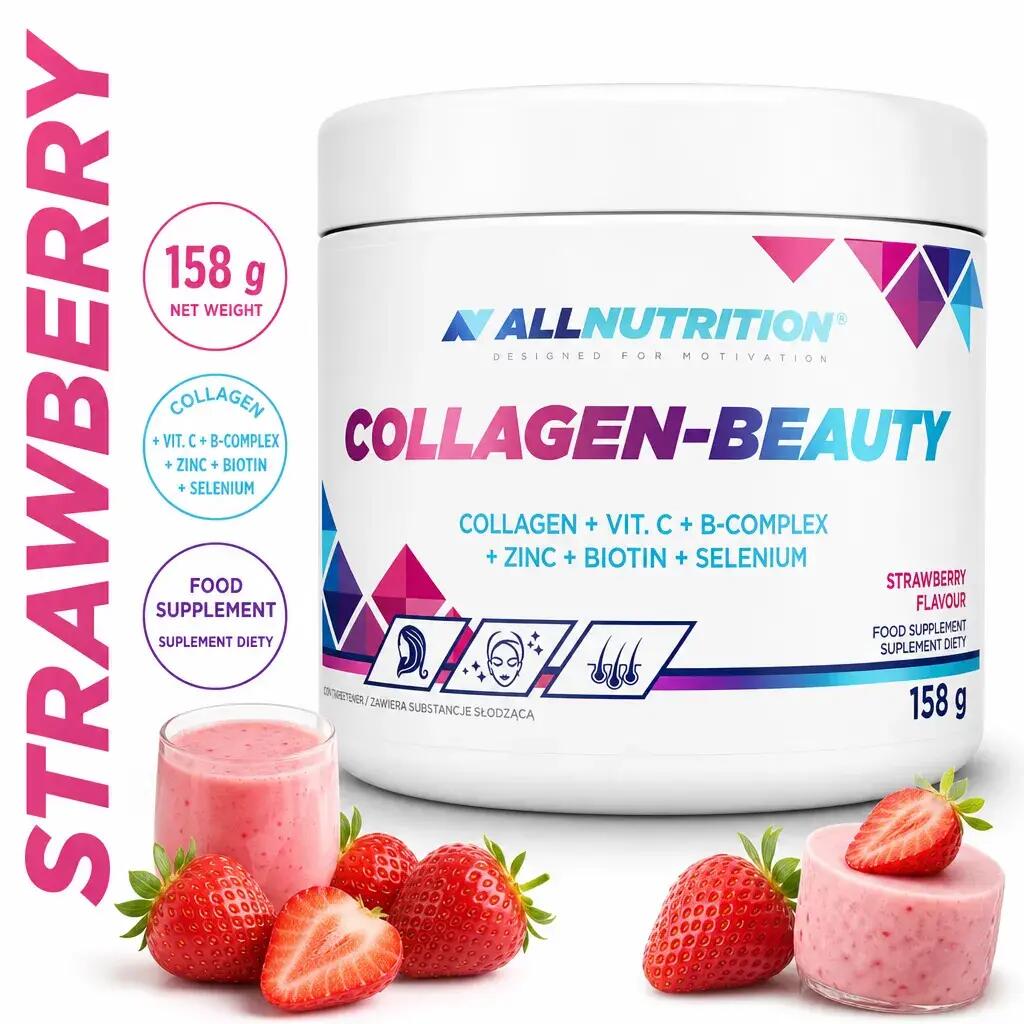Allnutrition Collagen Beauty 158g Strawberry
