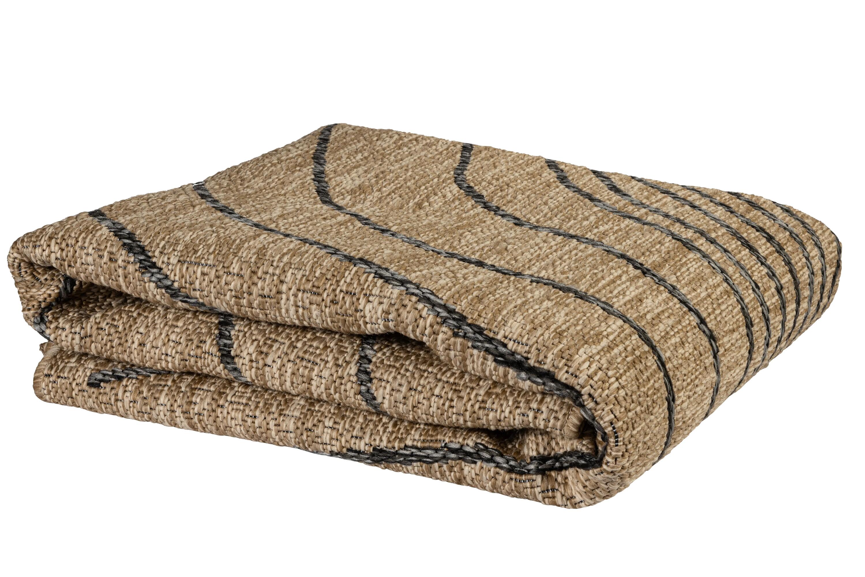 Buitentapijt 150x275 cm Grijs weerbestendig - Human Comfort Luxe Mervans 6/7