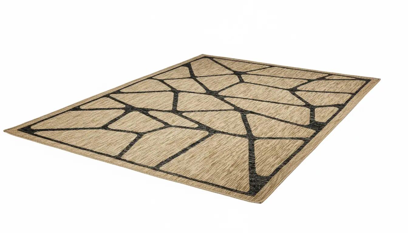 Buitentapijt 150x275 cm Grijs weerbestendig - Human Comfort Luxe Mervans 4/7