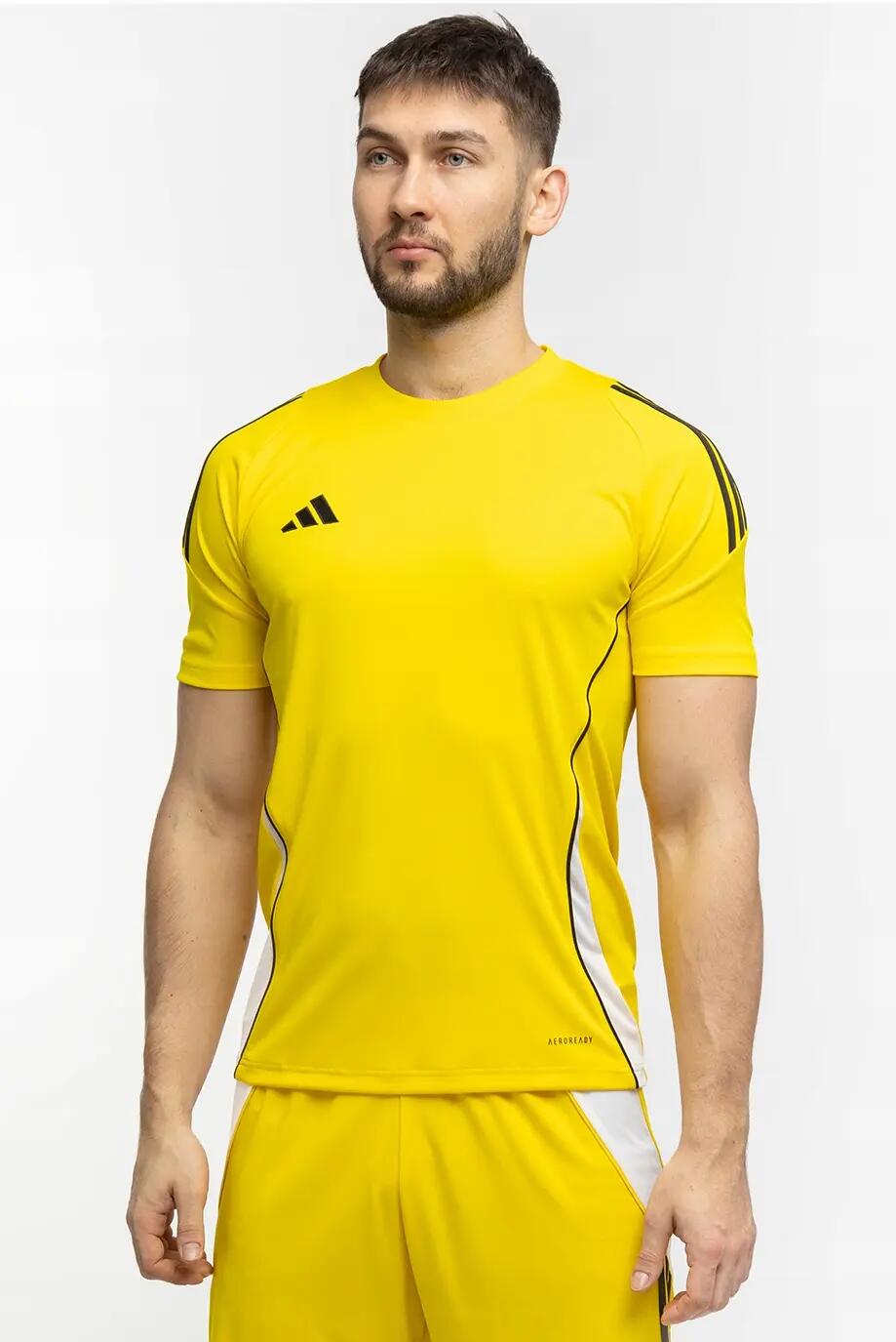 Camiseta homem adidas Tiro 24 - manga curta, Aeroready, 100% poliéster reciclado 2/8