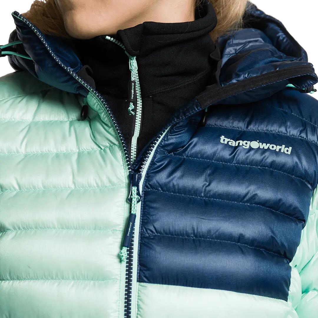 Plumífero para Mujer Trangoworld Trx2 800 wm evo Verde/Azul 180g 800cuin 7/7