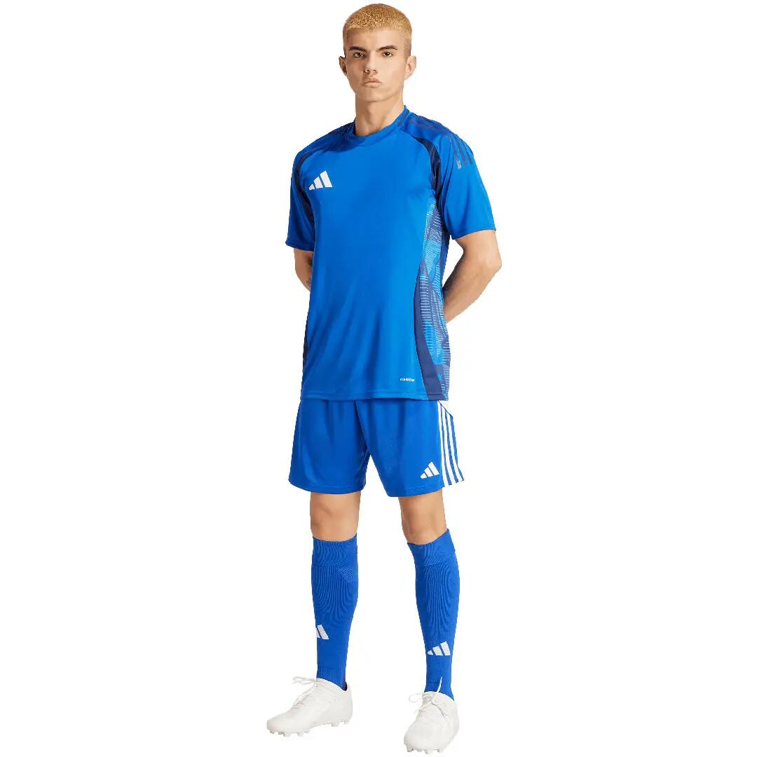 Curto Homem Adidas Tiro 24 Azul 4/6