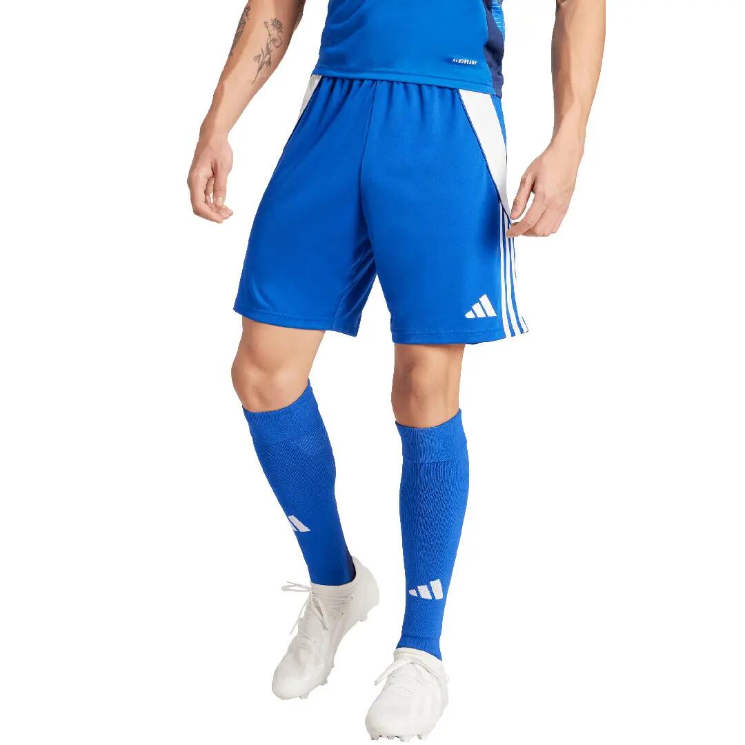 Curto Homem Adidas Tiro 24 Azul 3/6
