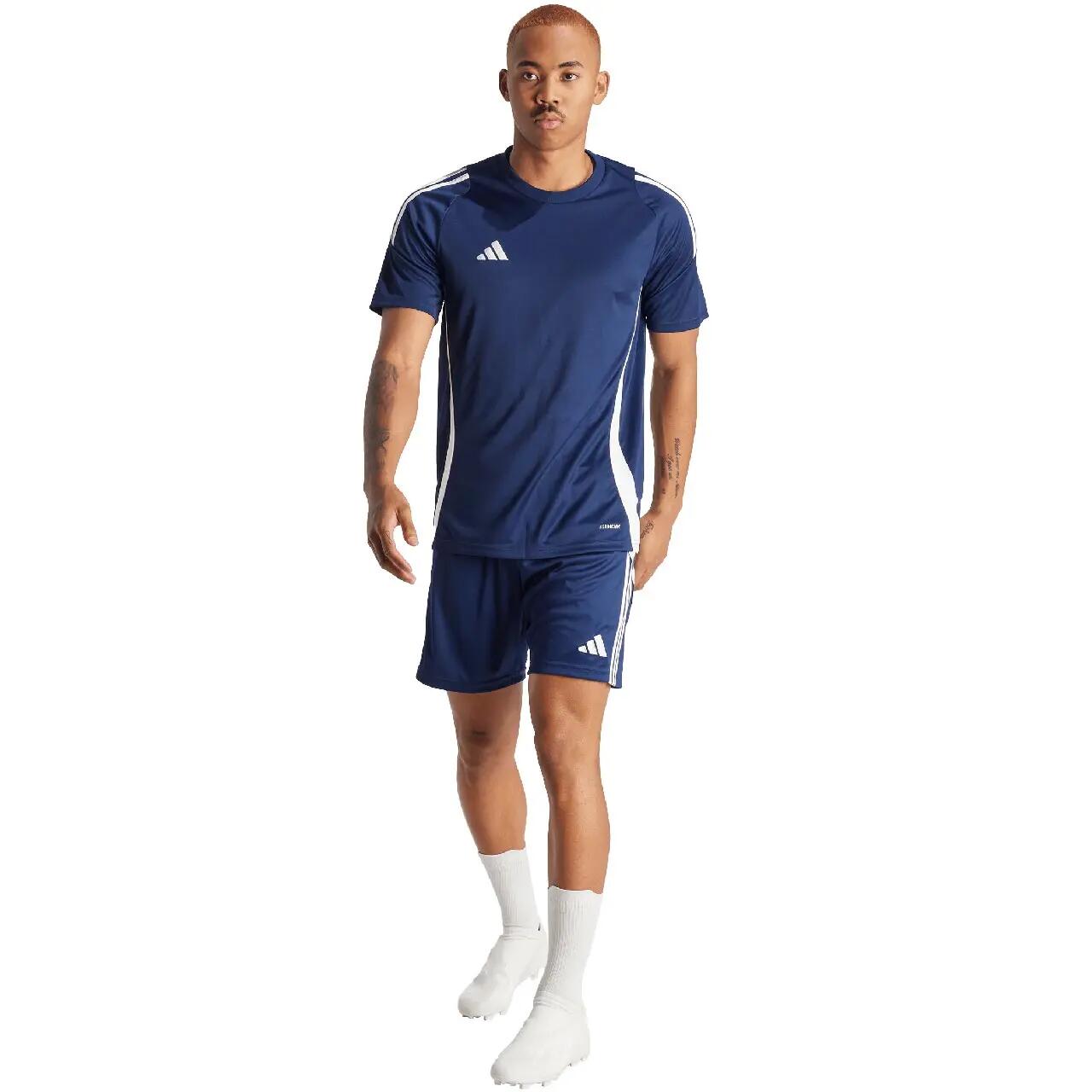 Camiseta homem adidas Tiro 24 - manga curta, Aeroready, 100% poliéster reciclado 4/7