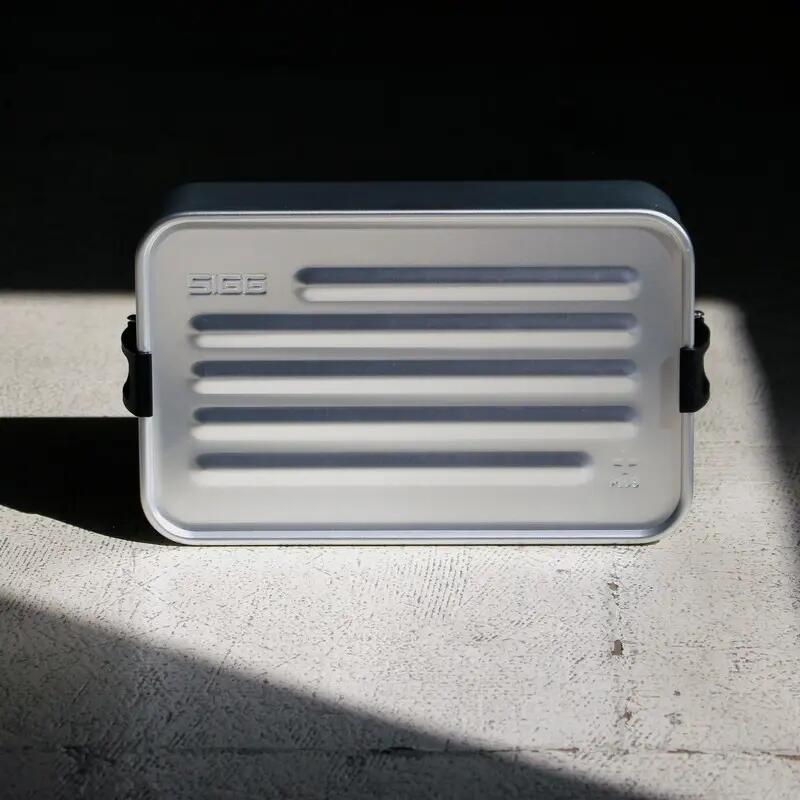 Boîte alimentaire Sigg Metal Box Plus L Alu 5/7