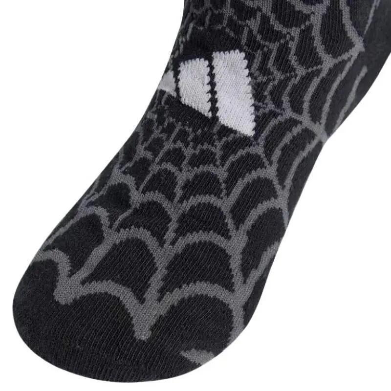 Meias Adidas Spiderman Branco Vermelho Preto 3 Pares 3/5