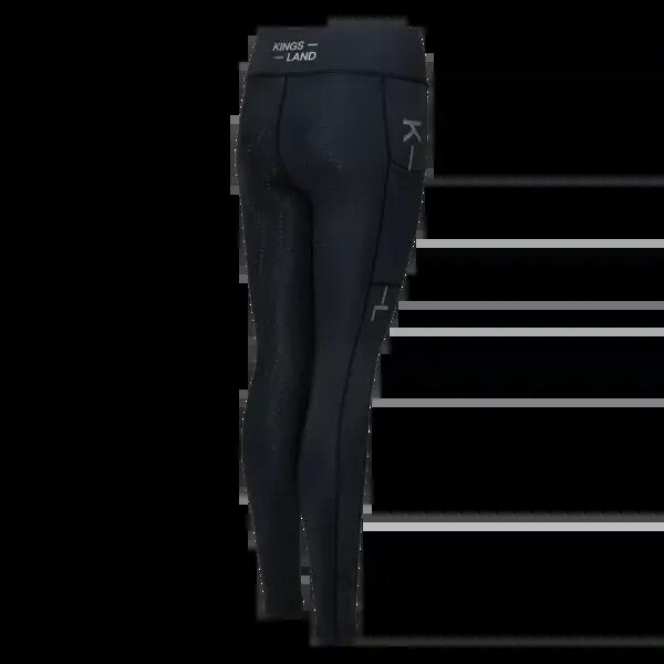 KLKATTIE FULL GRIP TIGHTS BLACK 2/3