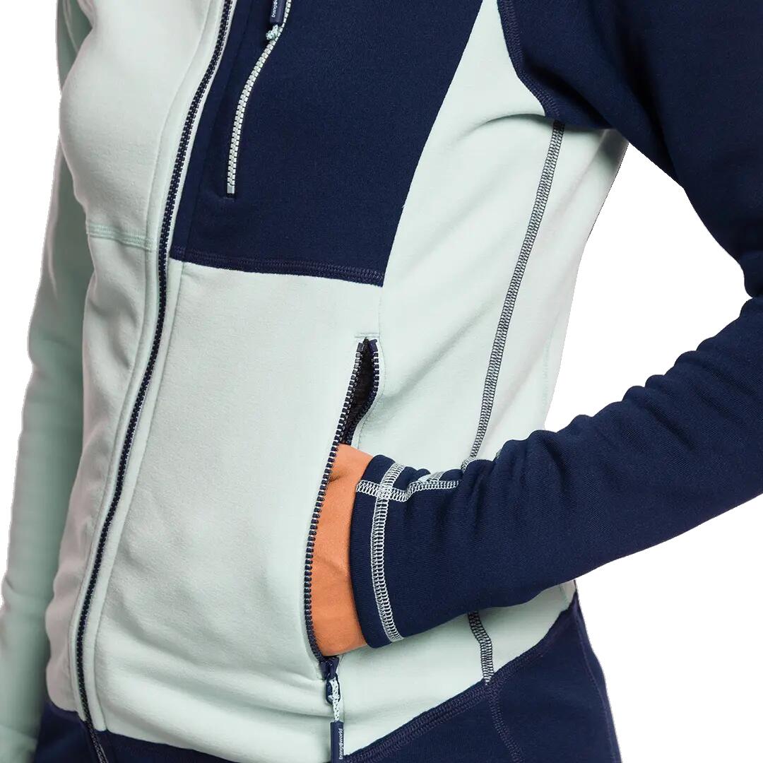 Forro polar para Mujer Trangoworld Trx2 stretch wm evo Verde/Azul 5/7
