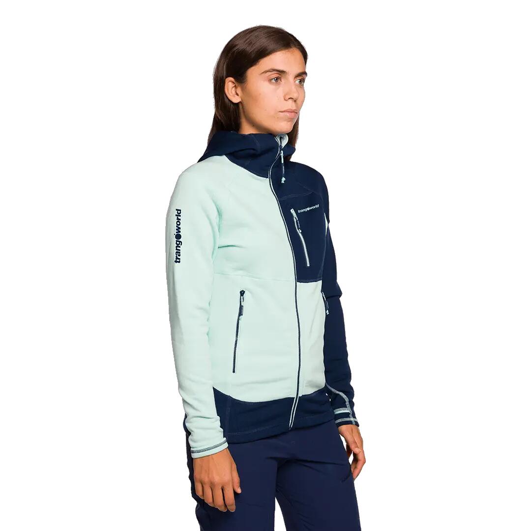 Forro polar para Mujer Trangoworld Trx2 stretch wm evo Verde/Azul 3/7