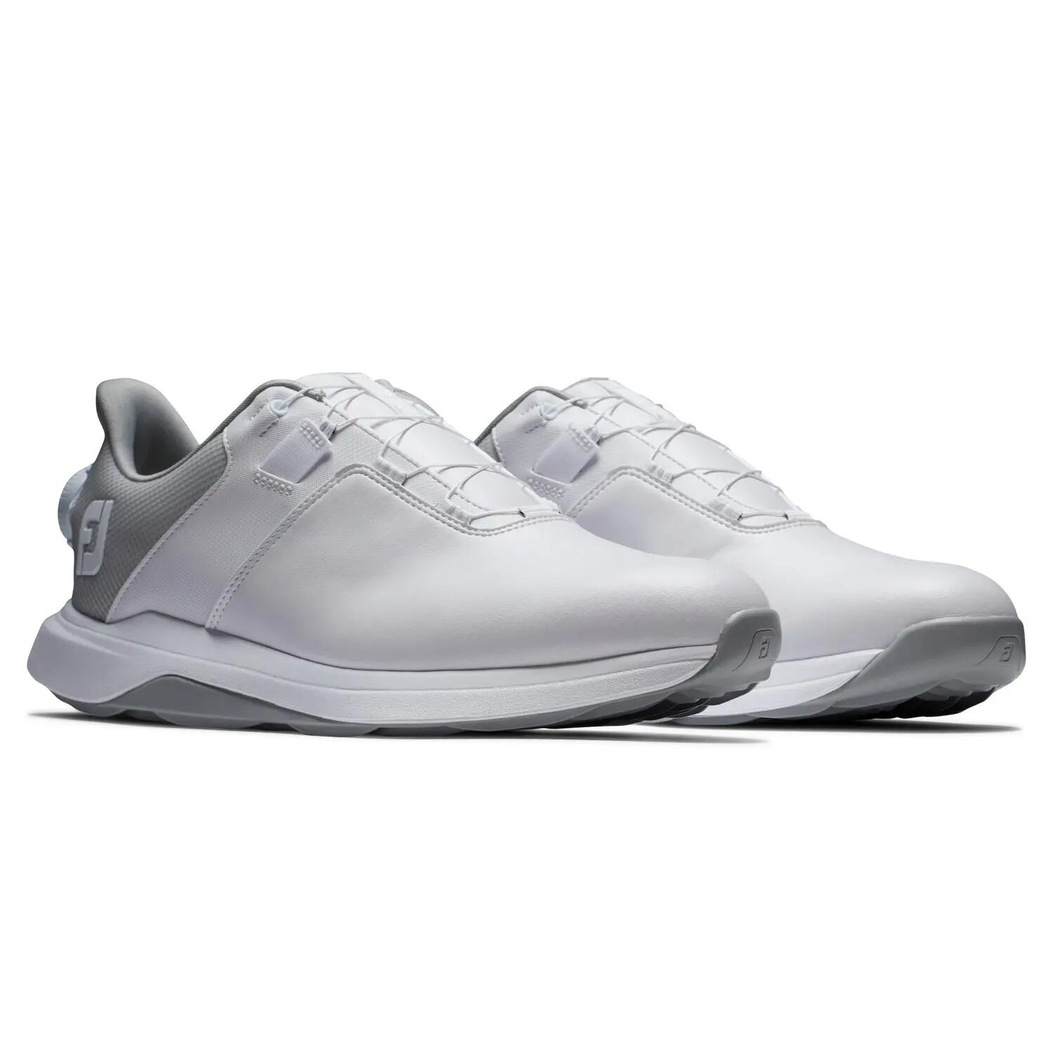 Scarpe da golf da uomo Footjoy Prolite Boa bianche 3/4