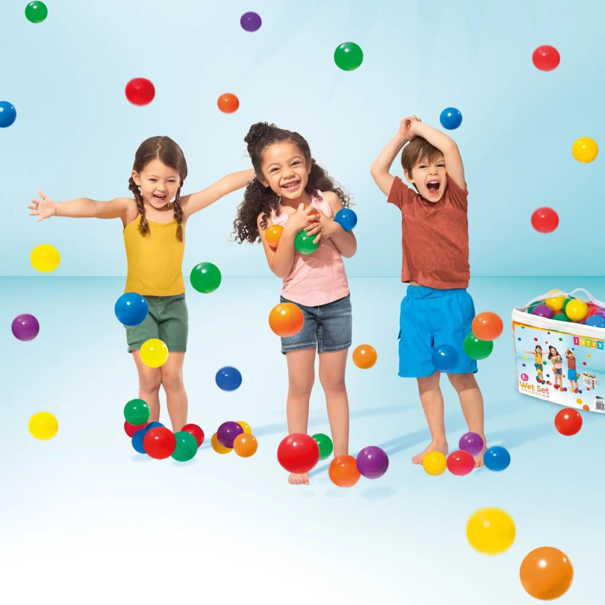 Intex Fun Balls | Ø 8 Cm - 100 Pieces 3/4