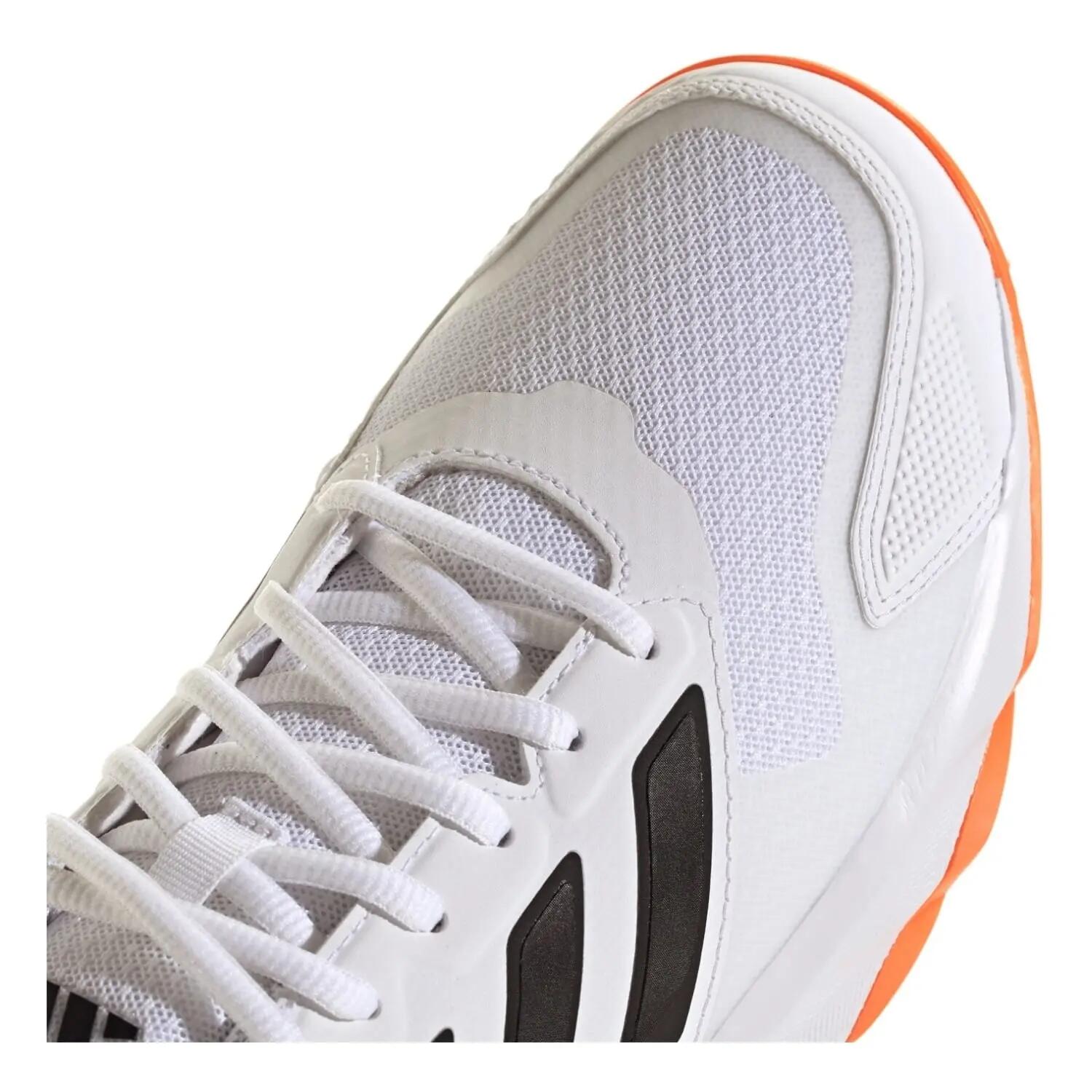 Tênis Adidas CourtJam Control 3 Clay White Orange Black 7/8