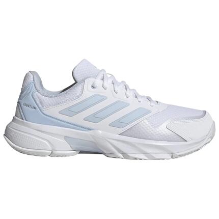 Adidas Courtjam Contrôle 3 Blanc/bleu Femme Ki0791