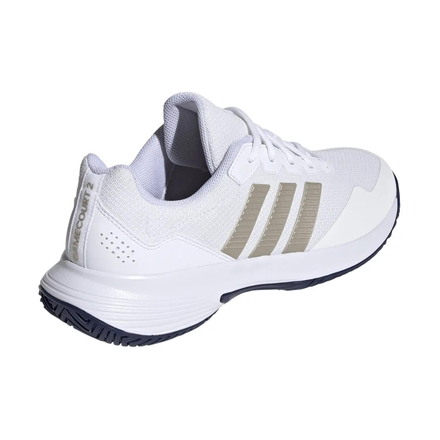 Adidas Gamecourt 2 Branco/prata Ki0782 6/8