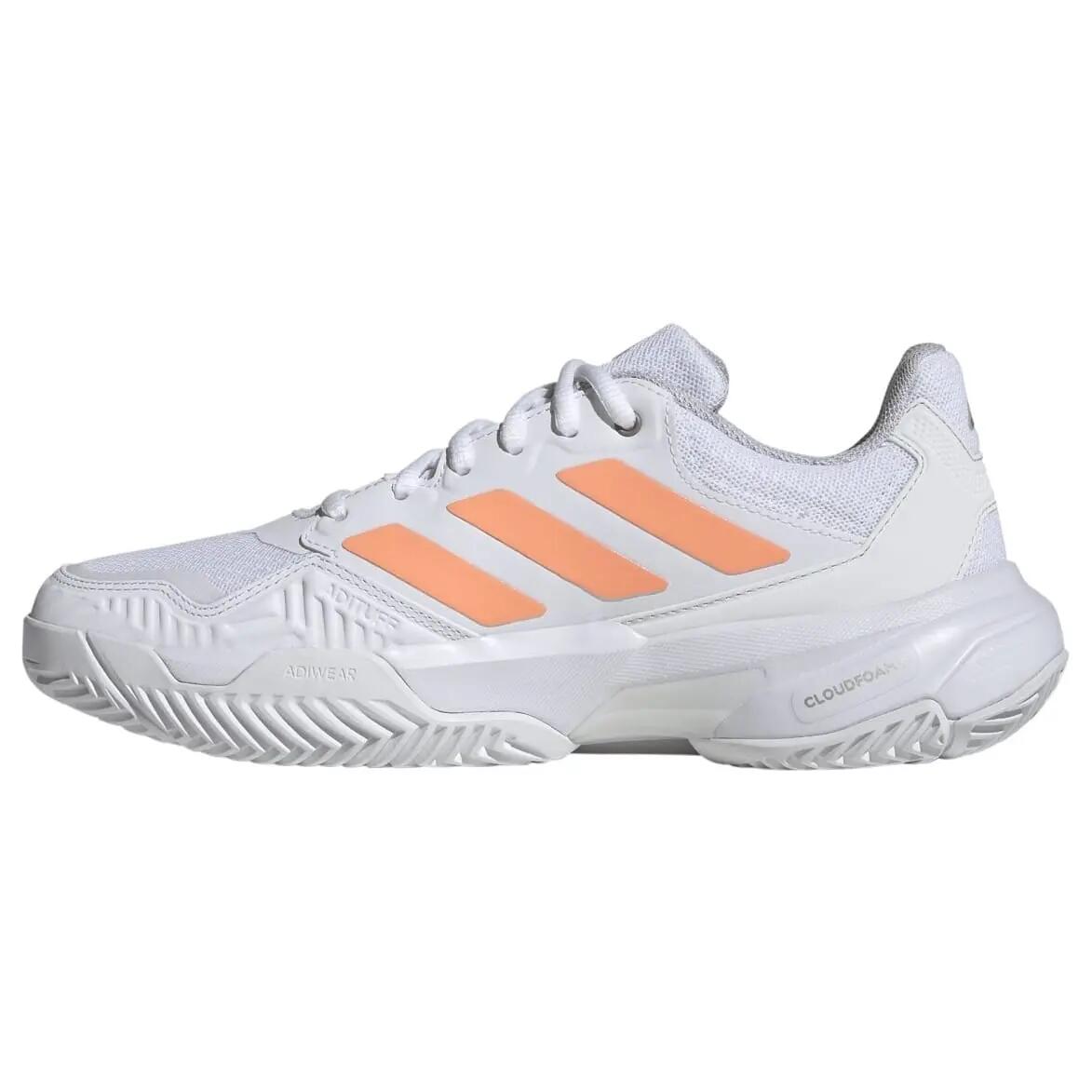 ADIDAS COURTJAM CONTROL 3 W White/Orange SS26 (Zapatillas) 4/8