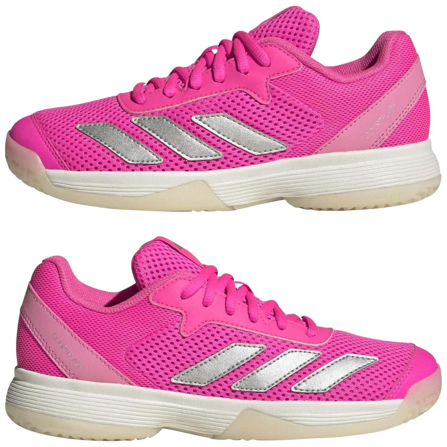Adidas Courtflash Fucsia Junior Jh5125 3/6