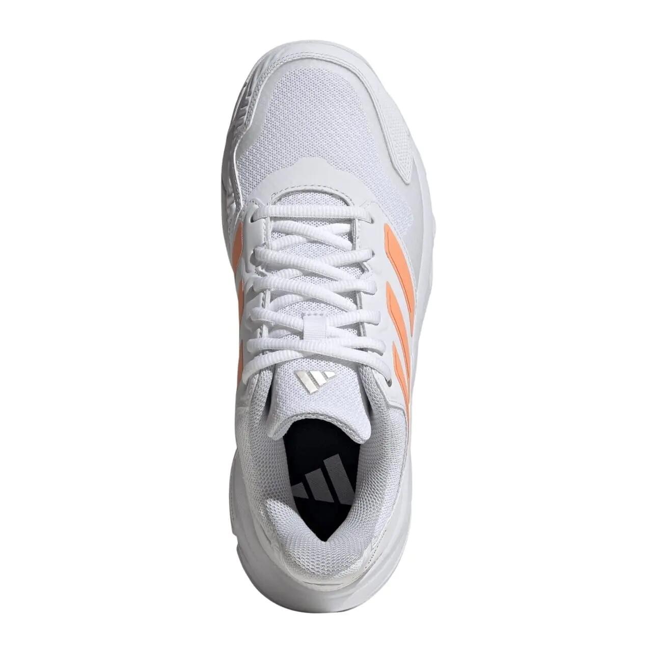 ADIDAS COURTJAM CONTROL 3 W White/Orange SS26 (Zapatillas) 3/8