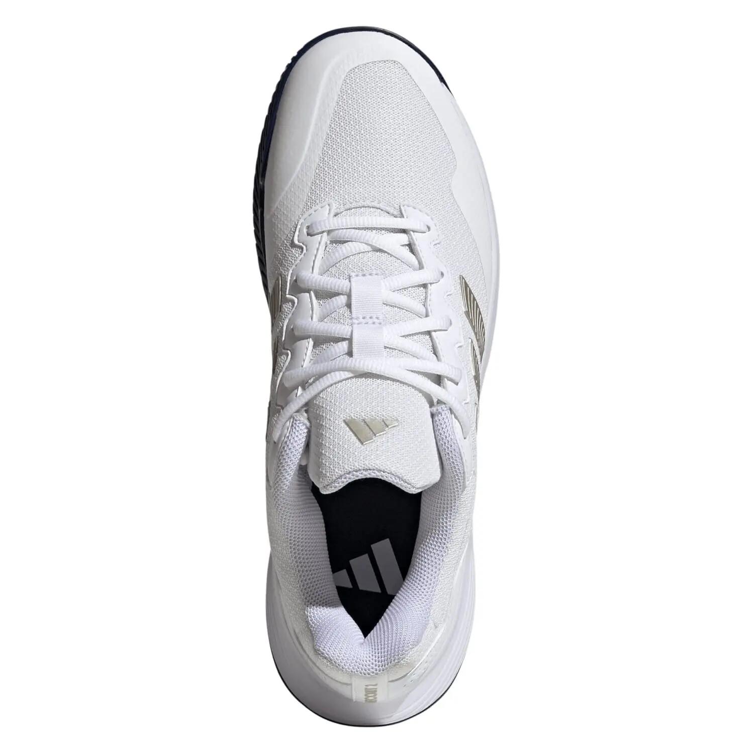 Adidas Gamecourt 2 Branco/prata Ki0782 3/8