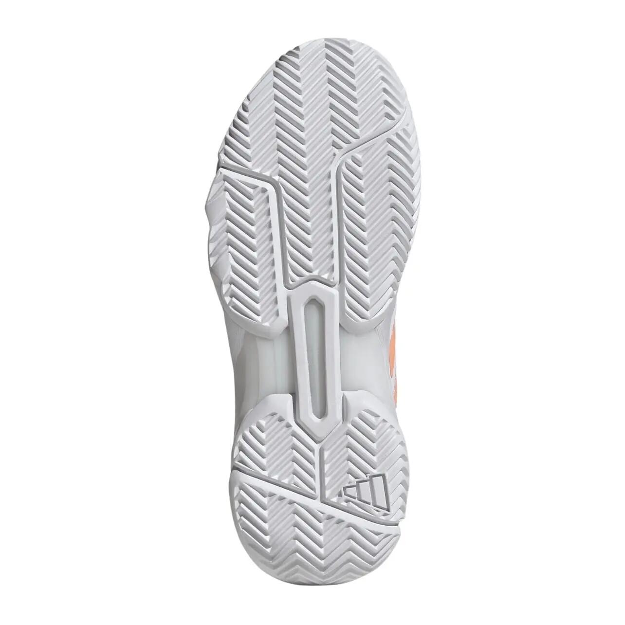 ADIDAS COURTJAM CONTROL 3 W White/Orange SS26 (Zapatillas) 2/8
