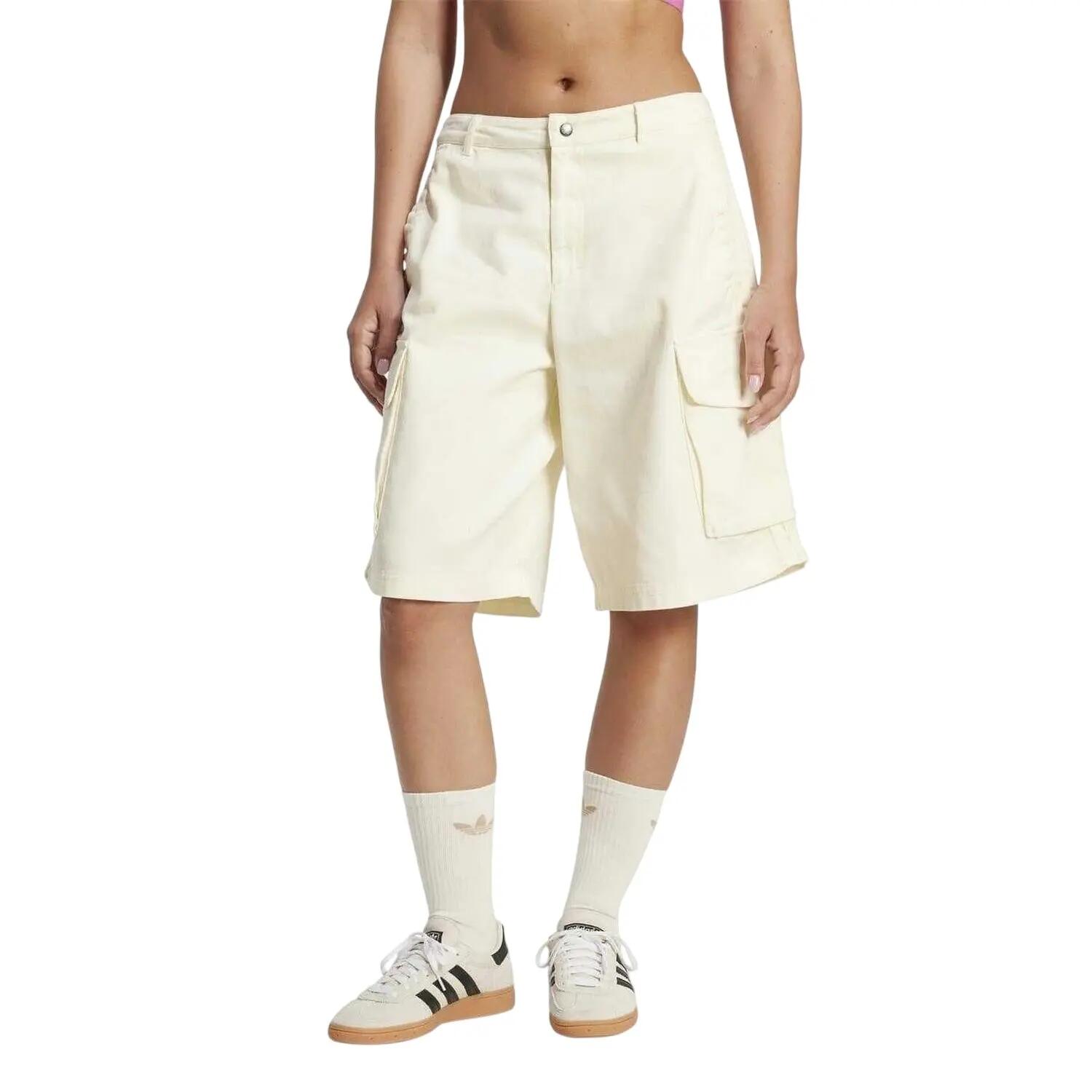 Adidas Womens/Ladies Originals Denim Baggy Cargo Shorts