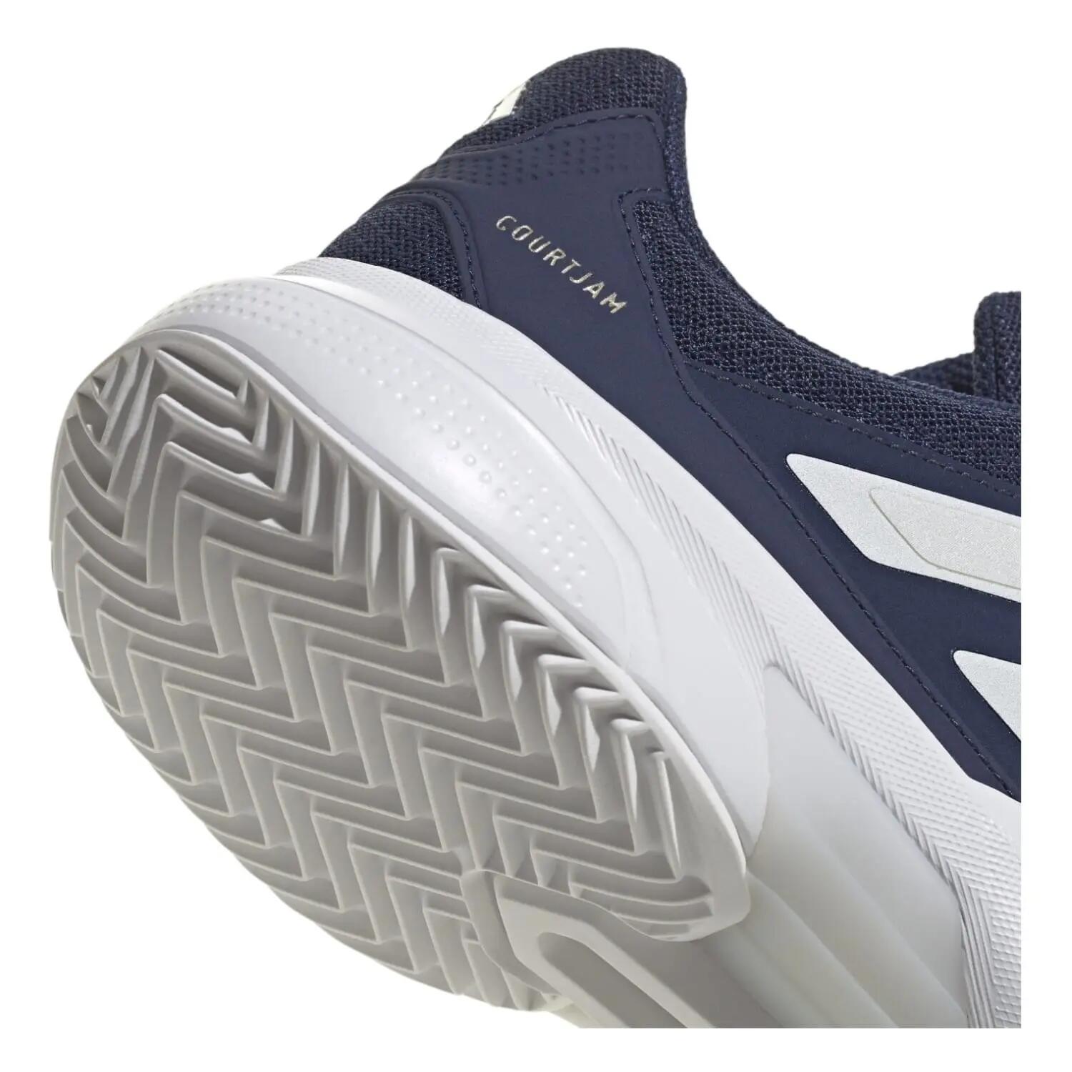 Scarpe da padel Adidas Courtjam Control 3M CL Blu 7/8