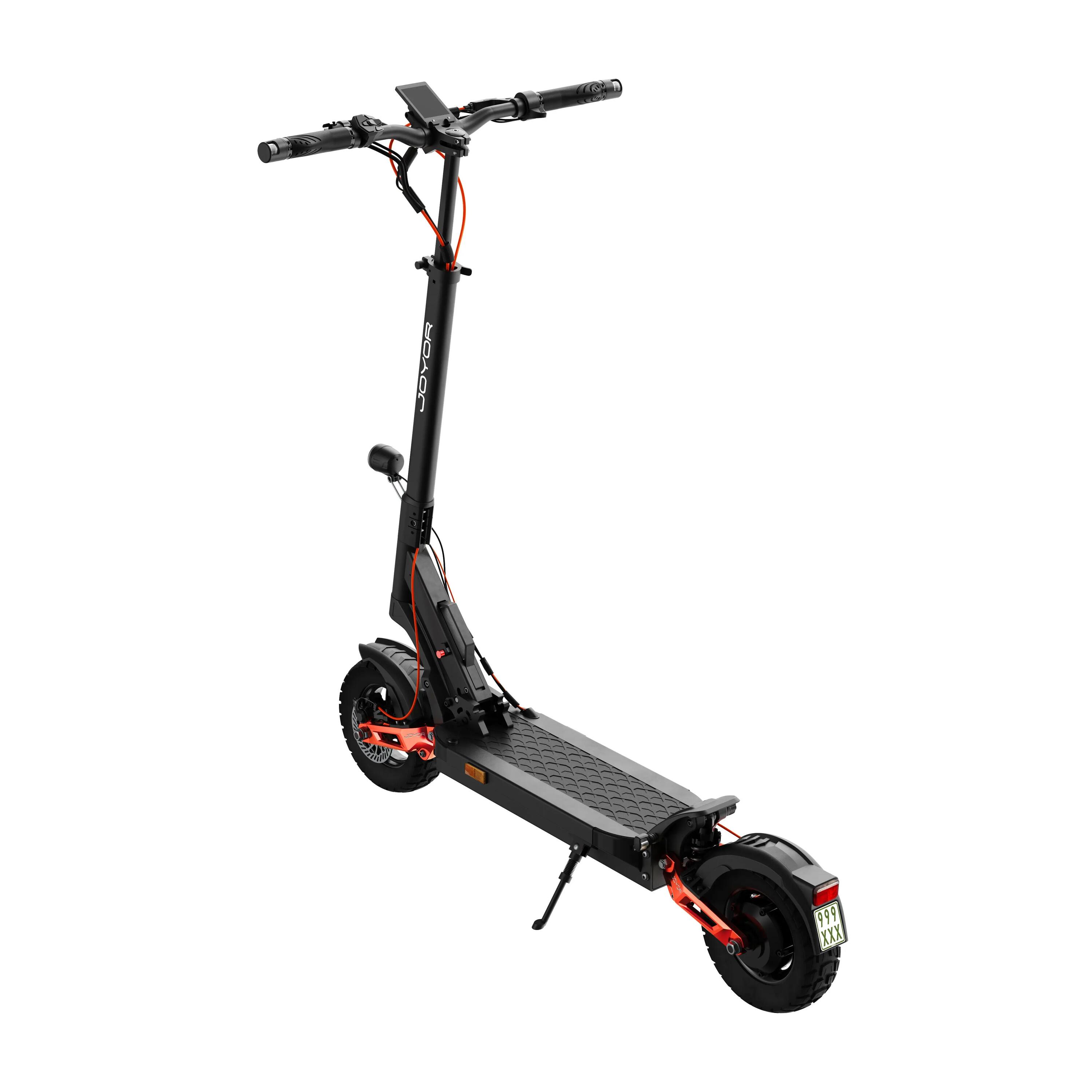 Trottinette électrique adulte T6 ABE 10", batterie 48V 18Ah, double amortisseurs 7/7